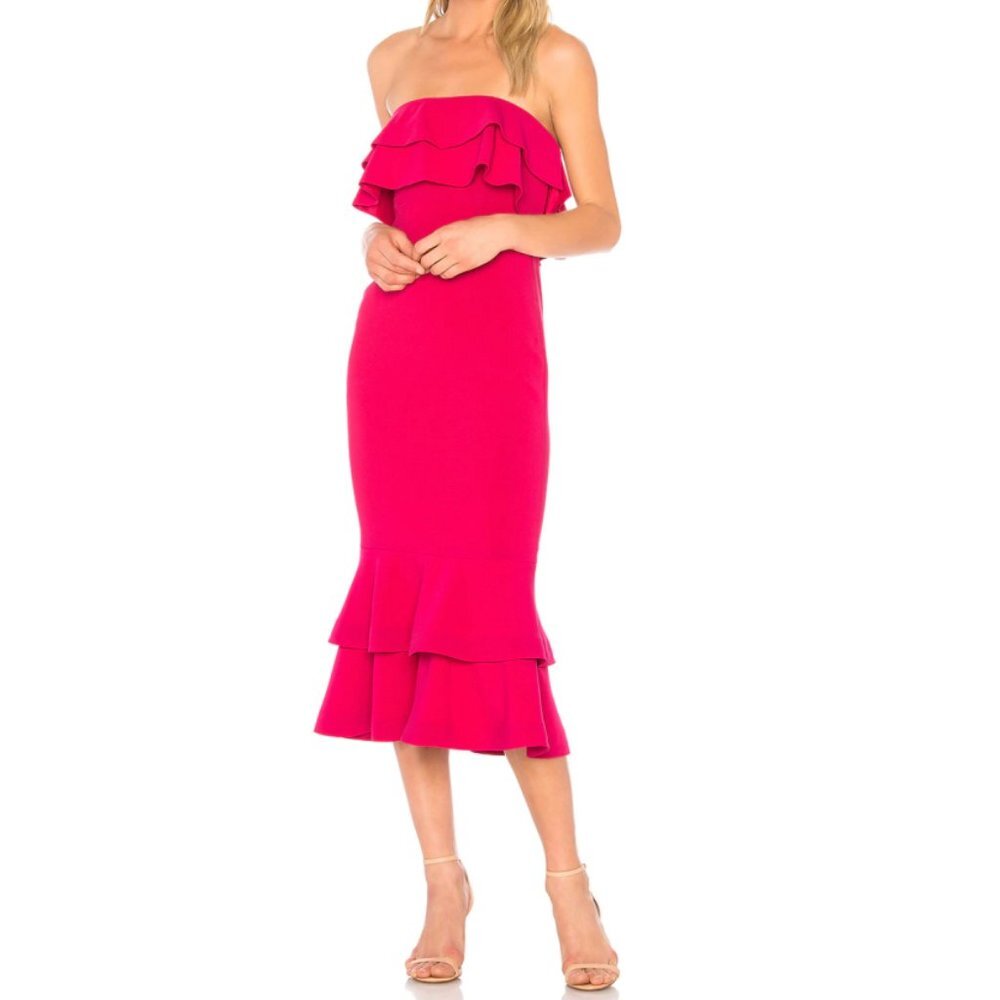 Cinq A Sept Strapless Ezana Dress Pink Size 2